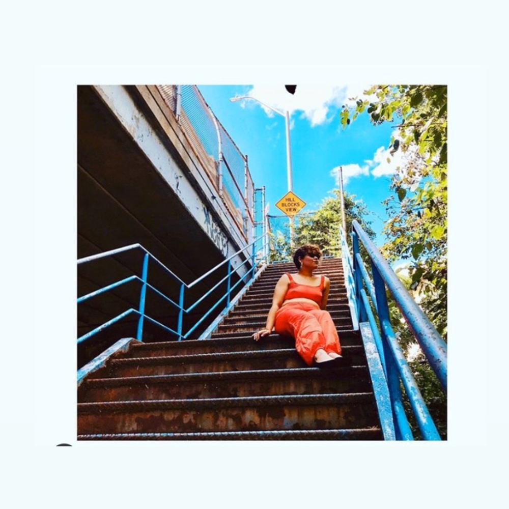 Orange Crop Top